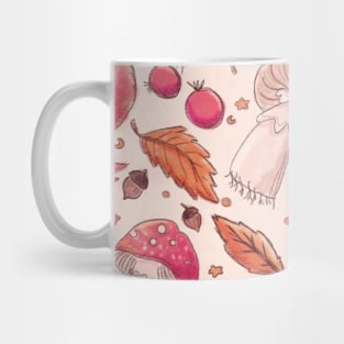 Autumnal forest pattern Mug